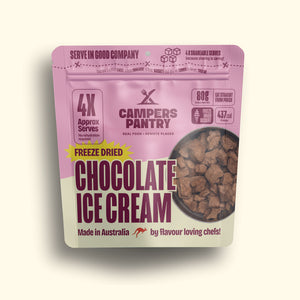 Chocolate Freeze-Dried Ice Cream