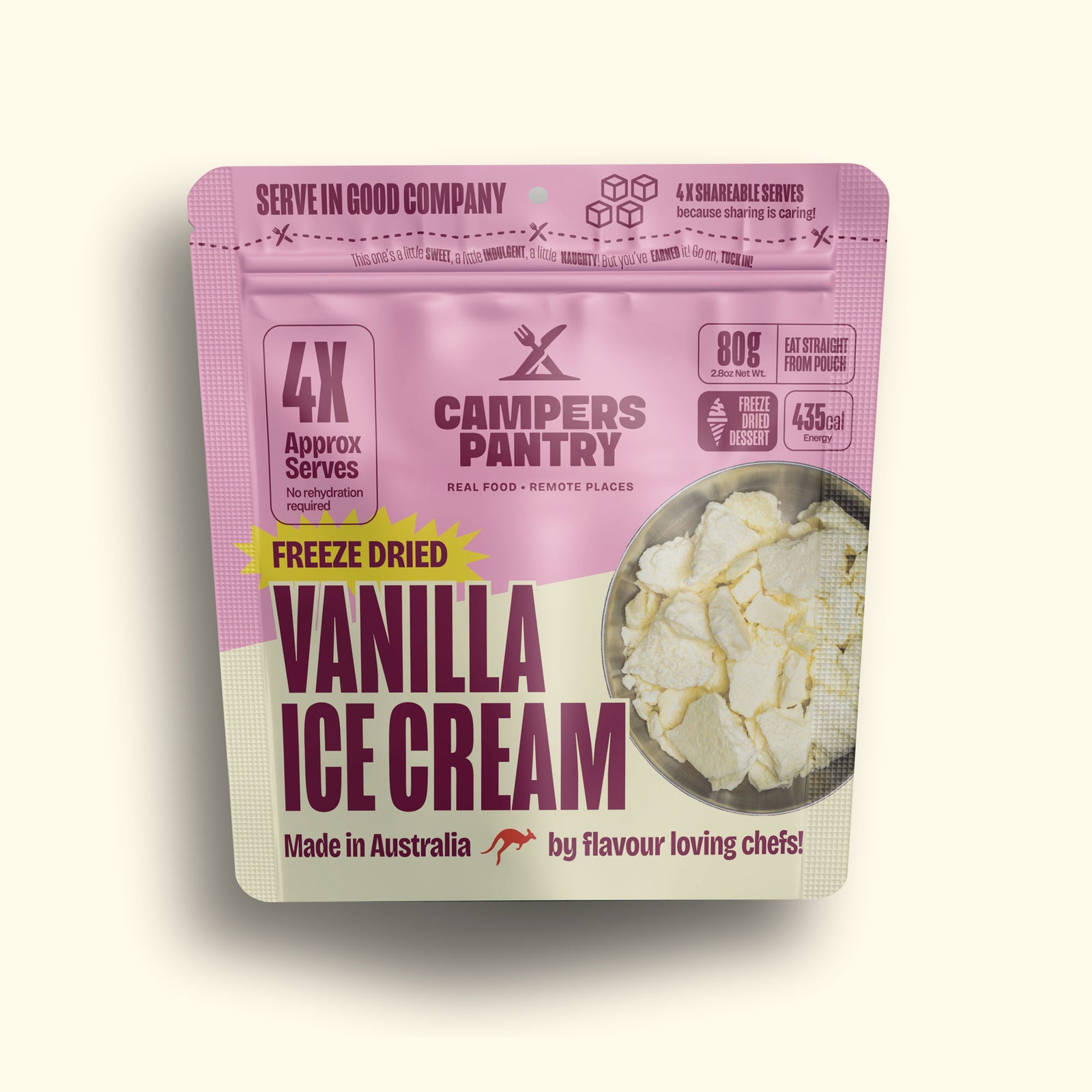 Vanilla Freeze-Dried Ice Cream