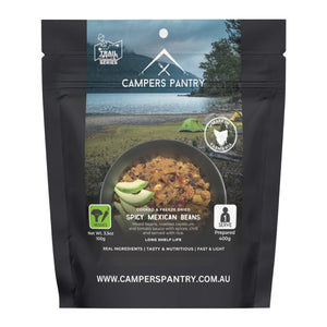 Packaged food from Campers Pantry  freeze dried hiking food