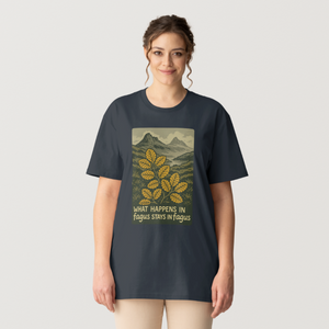 What Happens in Fagus Trail Tee Mens