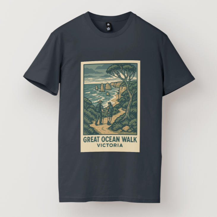 Great Ocean Walk Trail Trail Tee Mens