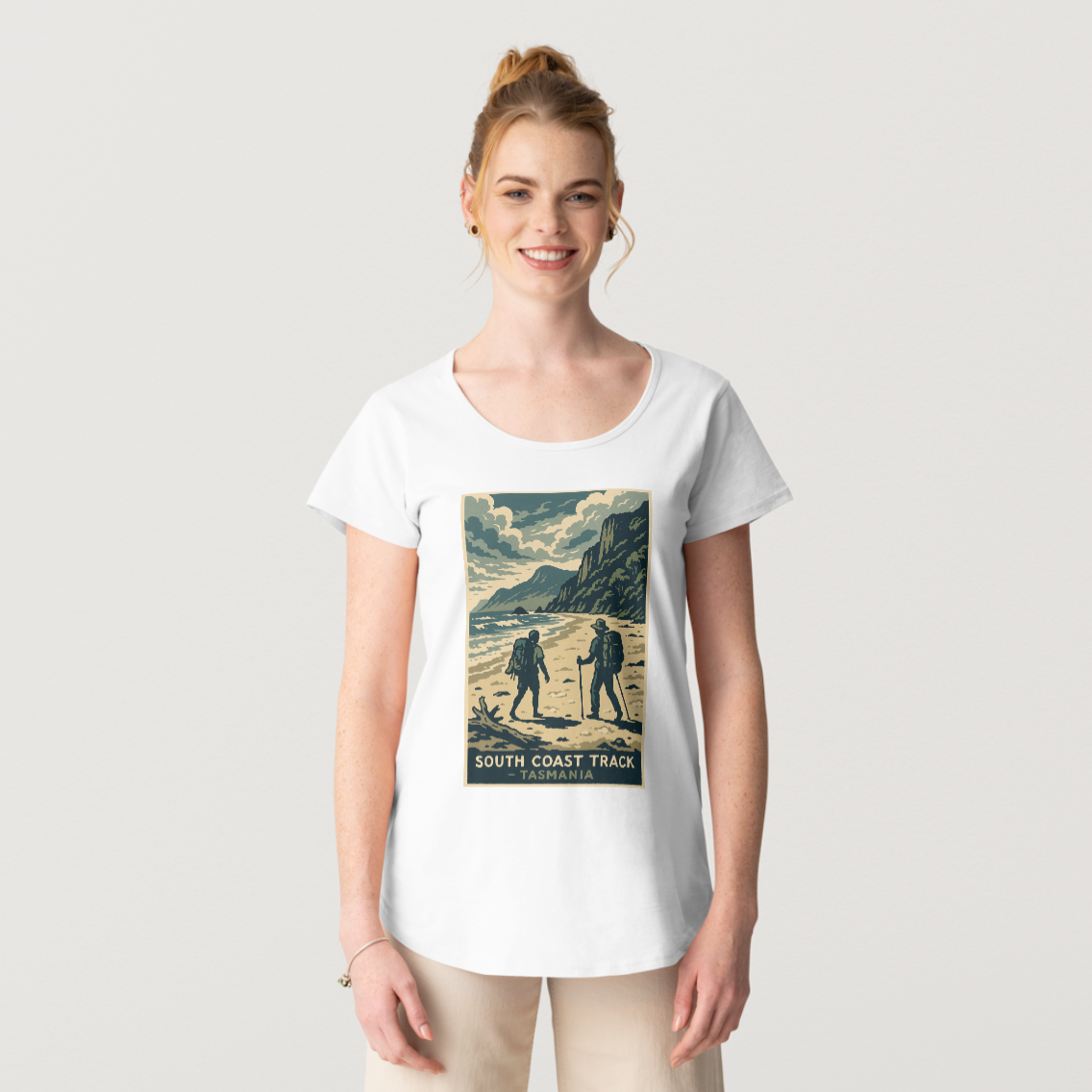 South Coast Track Trail Tee Women's
