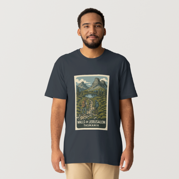 Walls of Jerusalem Trail Trail Tee Mens