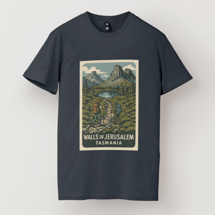 Walls of Jerusalem Trail Trail Tee Mens