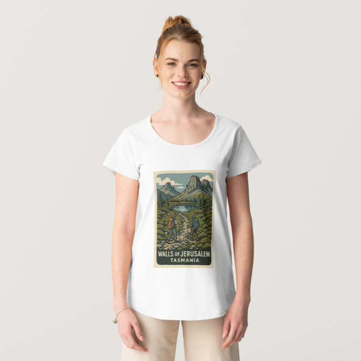 Walls of Jerusalem Trail Trail Tee Women's