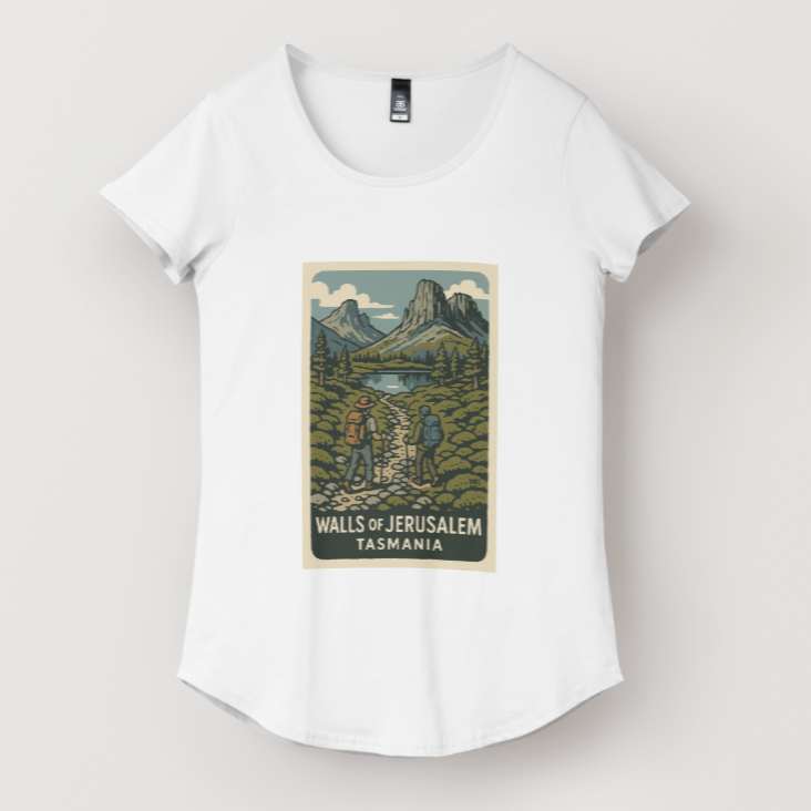 Walls of Jerusalem Trail Trail Tee Women's